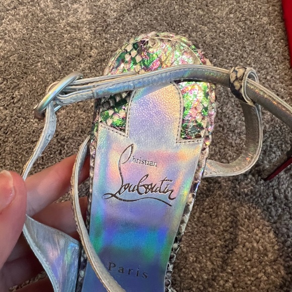 Iridescent Snakeskin Louboutin - Picture 6 of 10